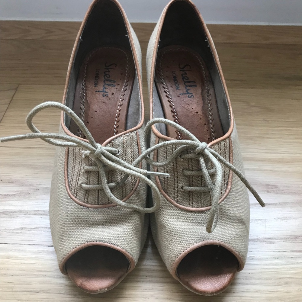 Shelly’s heels from Anthropologie
